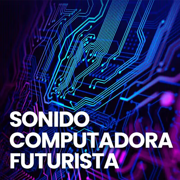 efecto de sonido computadora futurista