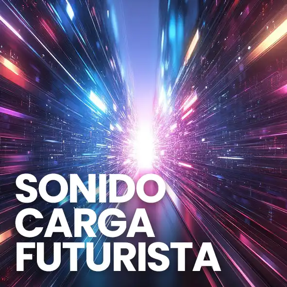 efecto de sonido de carga futurista
