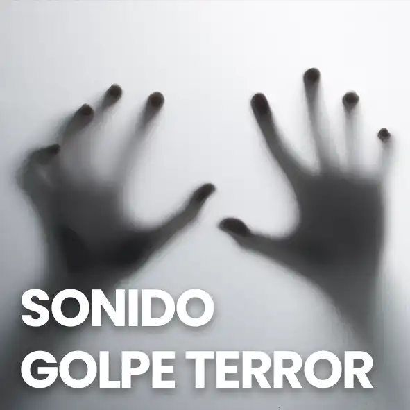 sonido de un golpe de puro terror