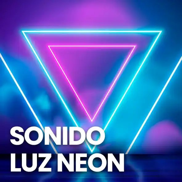 sonido de luz neon