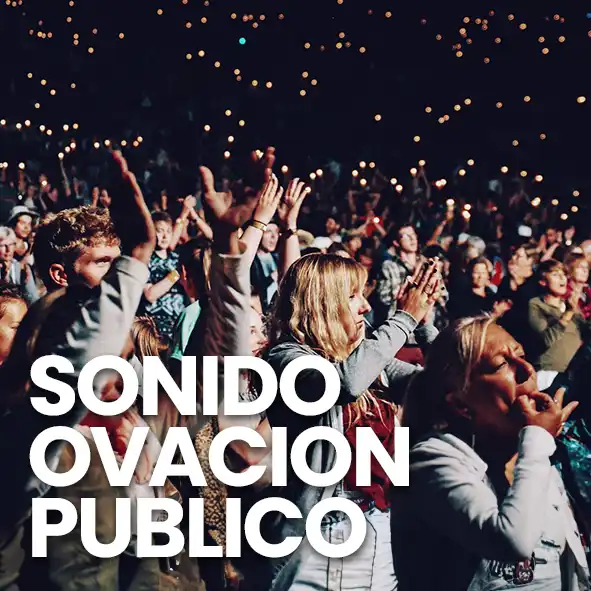 efecto de sonido ambiente de una ovación del publico
