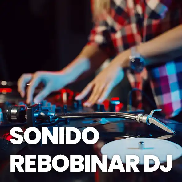 sonido de rebobinar de dj