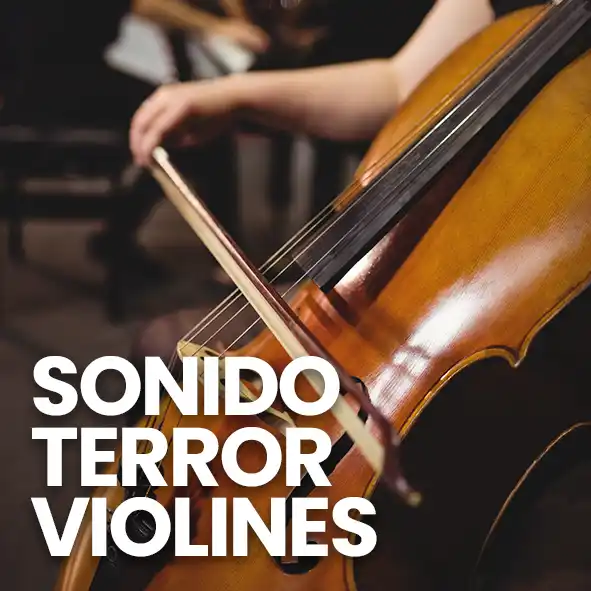 sonido de musica de terror de violines